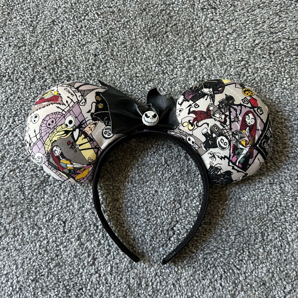 Small Shop Nightmare Before Christmas Mouse Ears Headband
